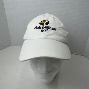 Club Pelican Golf Hat Adjustable Baseball Cap‎ Titanium Sport White